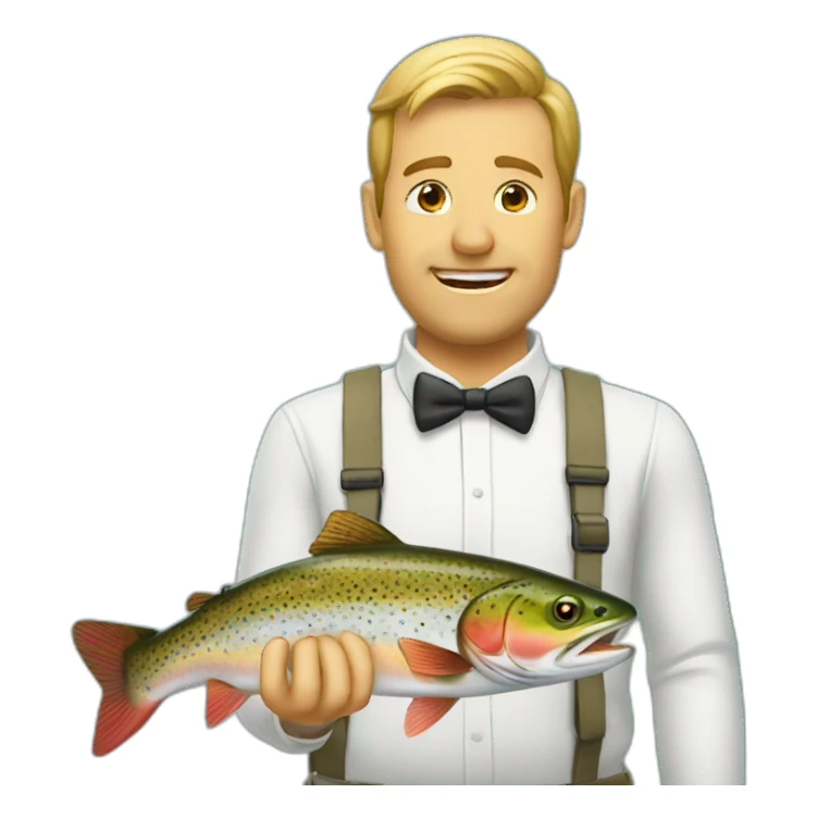 Trout who like stupid sticker