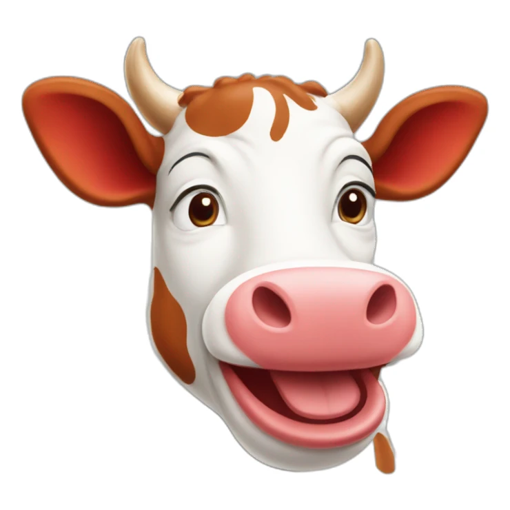 The Laughing Cow red sticker