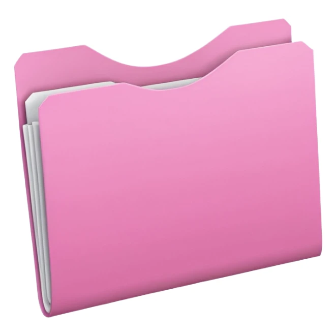 Clip paper pink sticker