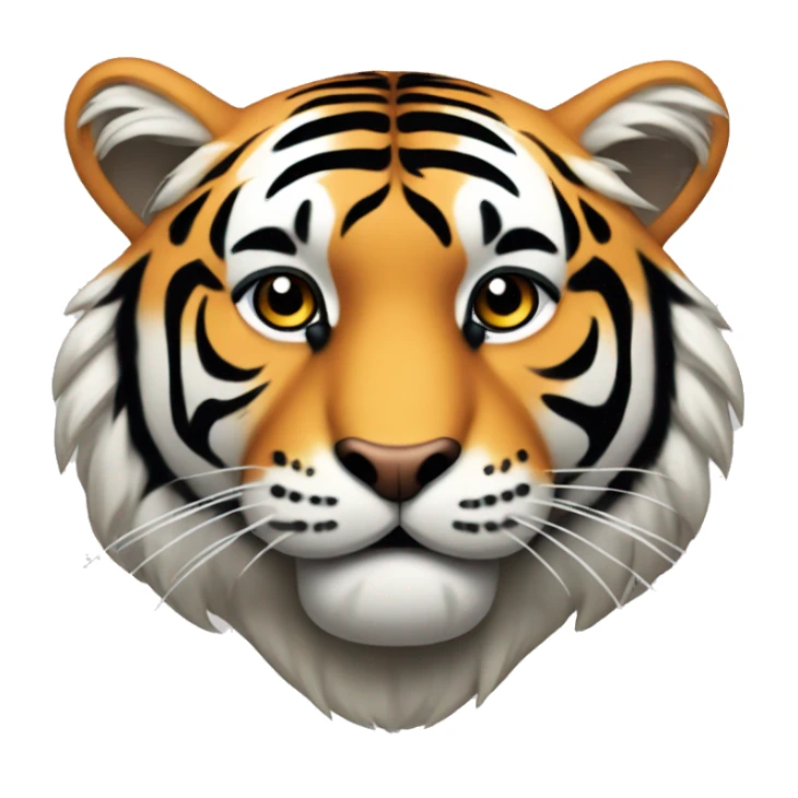 a dull, cute and classy tiger sticker