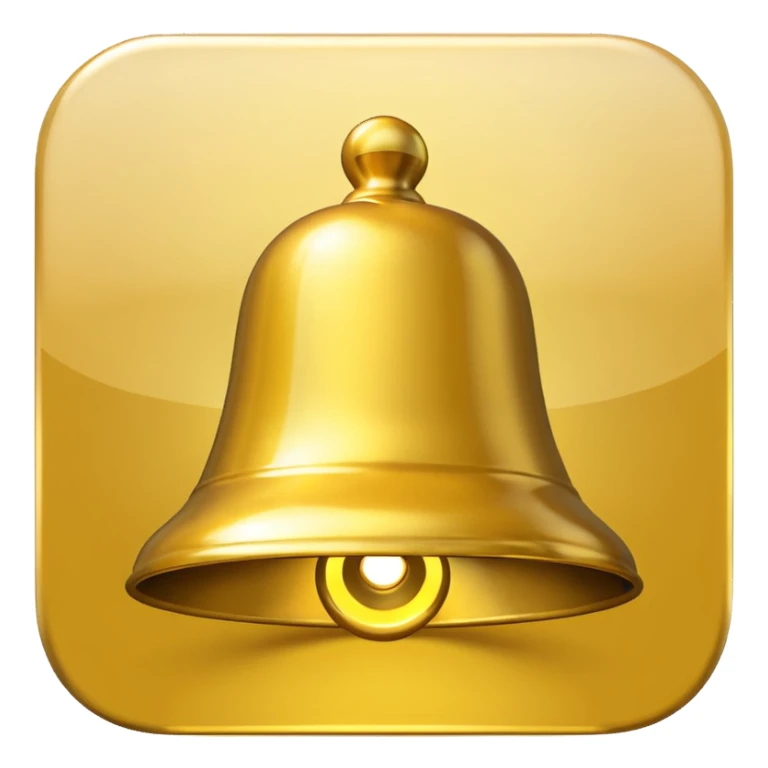 yellow YouTube bell icon sticker