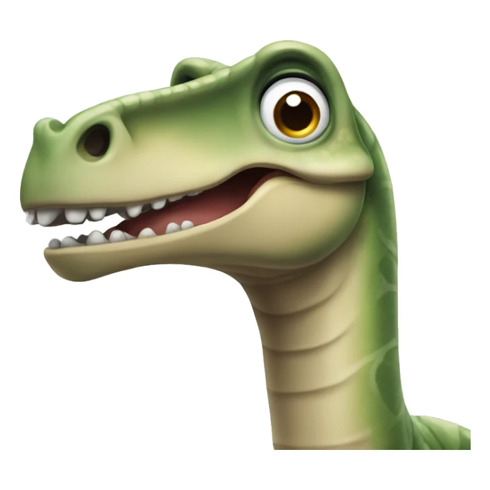 brachiosaurus winking sticker