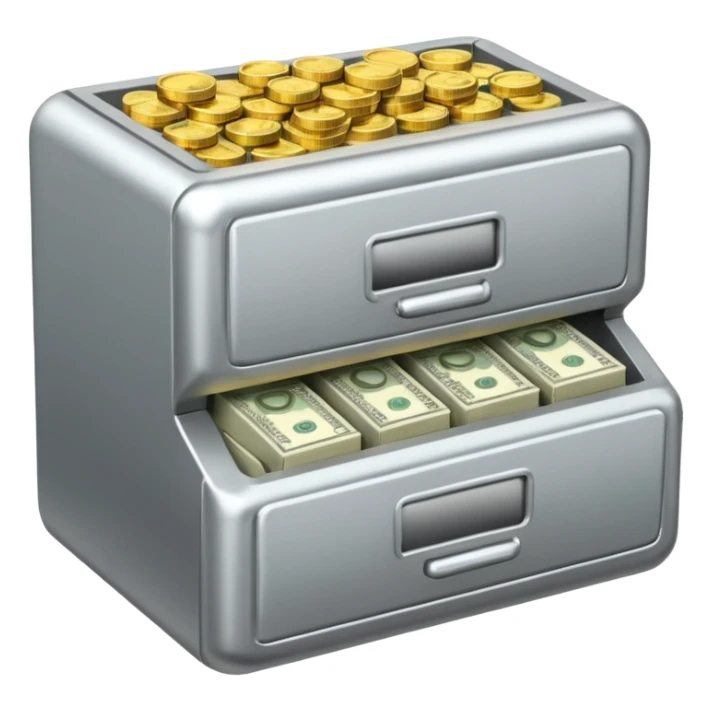 
METAL  bank ON MONEY sticker