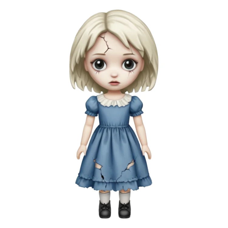 create an ugly and creepy one sticker