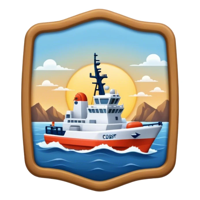 Coast guard  sticker
