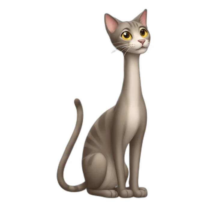 long-long-cat sticker