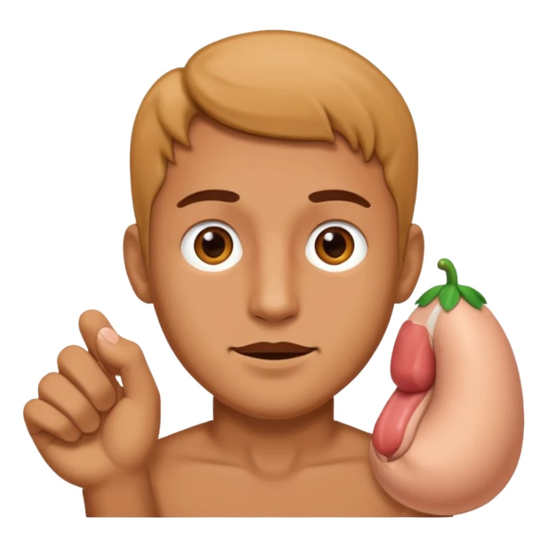 Man with penis  sticker