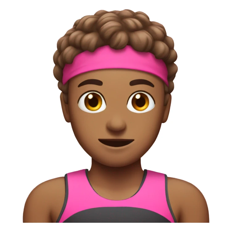workout pink gear sticker