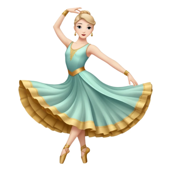 dancer for music sticker