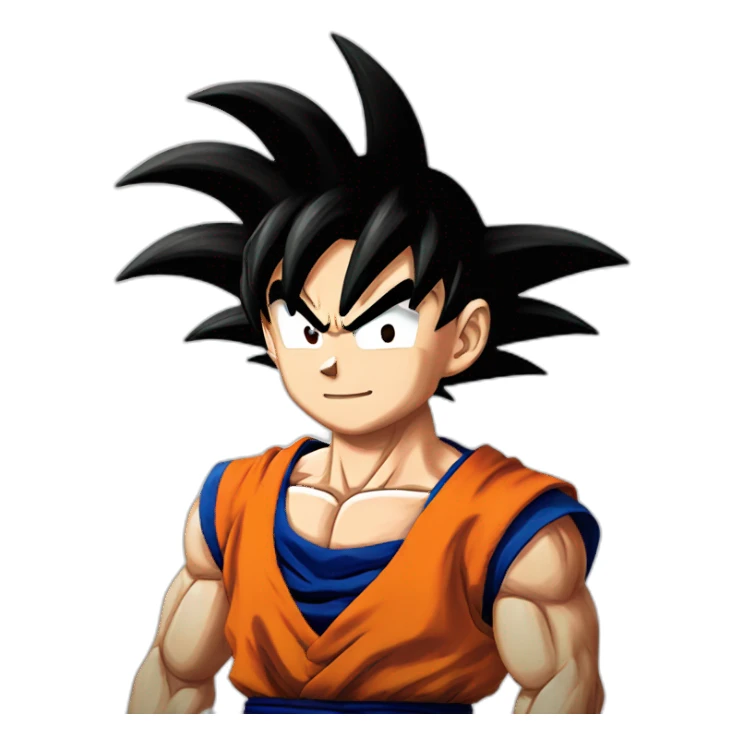 Vegta punch goku sticker