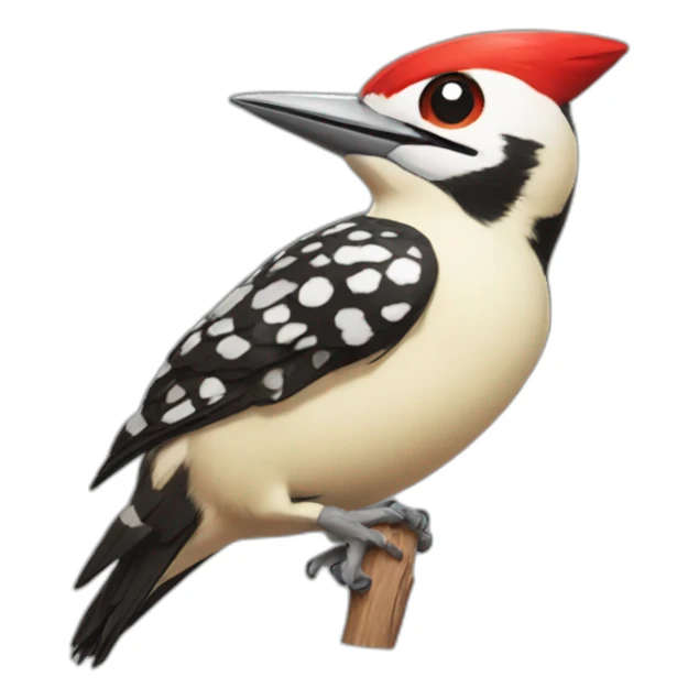 woopdy woodpecker winking sticker