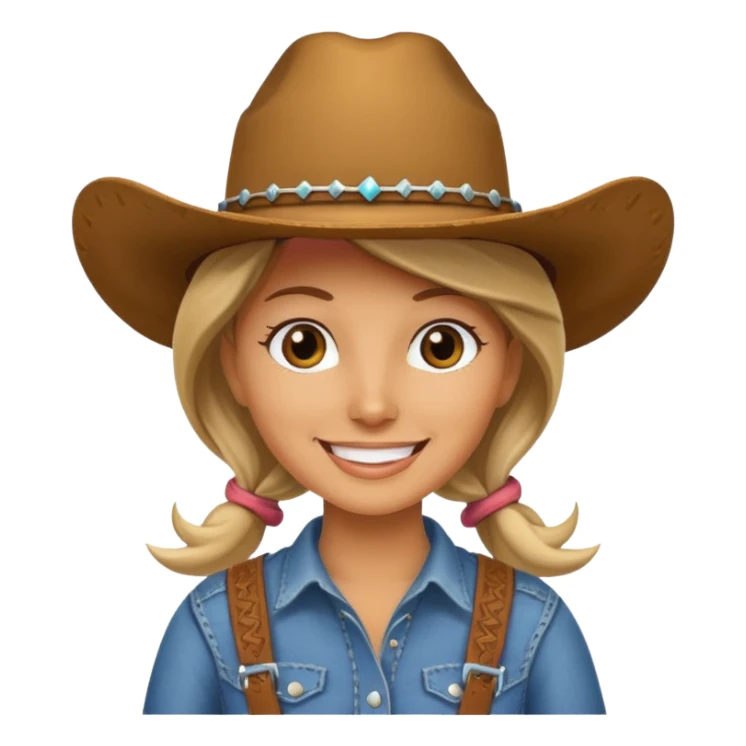 Cow girl  sticker