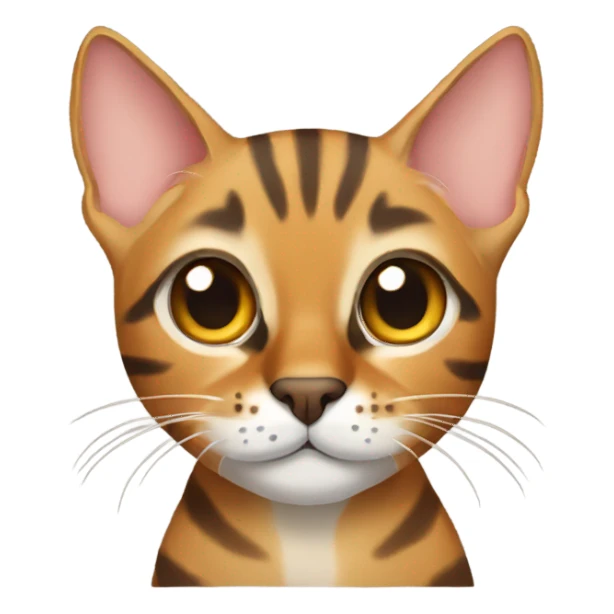 bengal cat sitting  sticker