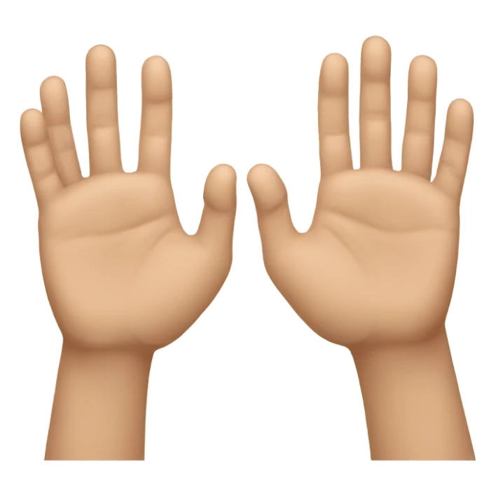 two russian hands "greeting" sticker