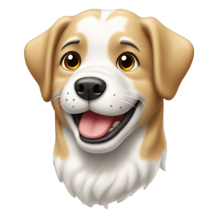 perro san bernando feliz sticker