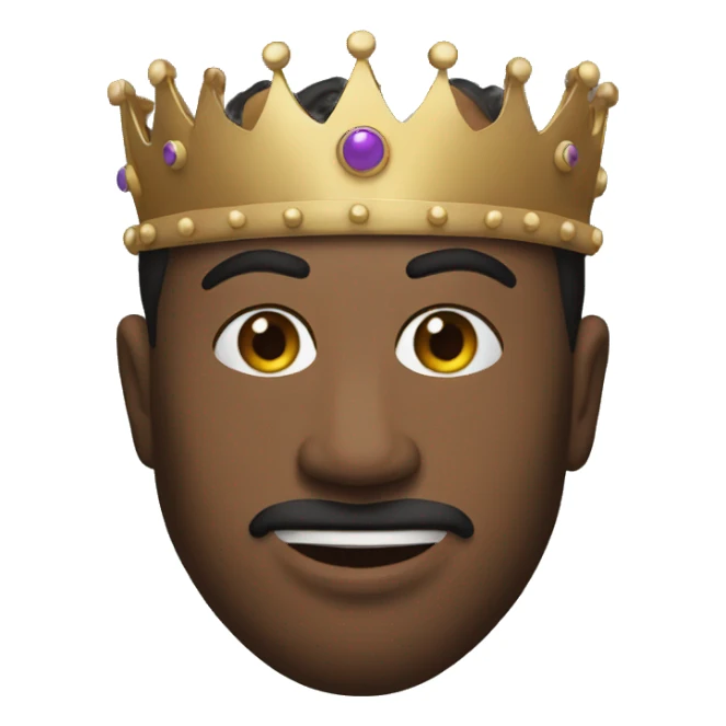 King Baldwin with mask sticker