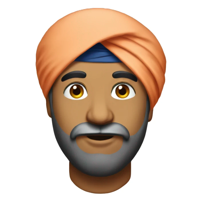 Indian punjabi turban sticker