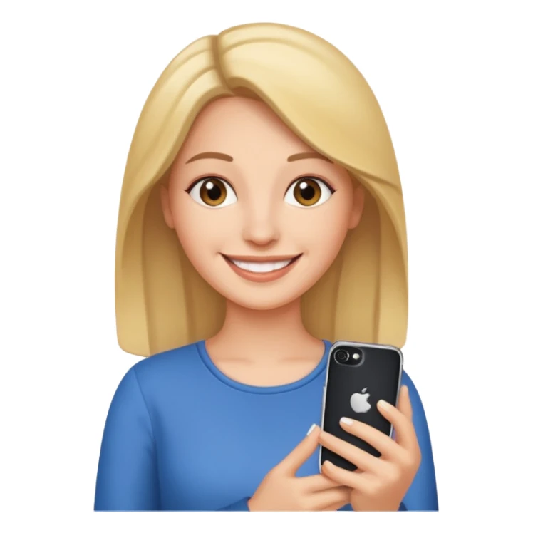 Carita enamorada de iPhone  sticker