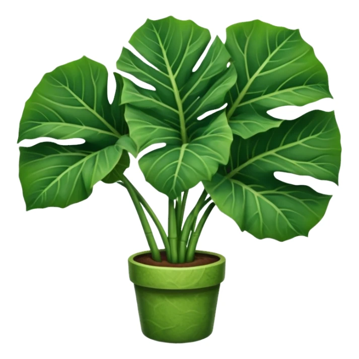 alocasia leaf sticker