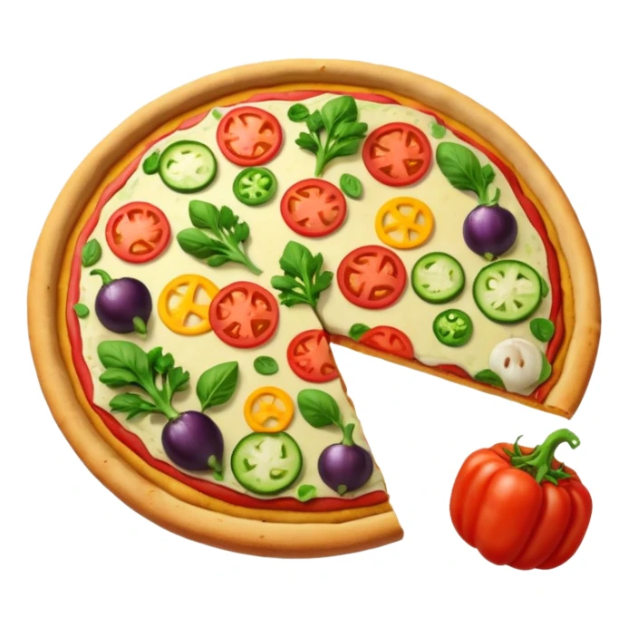 veggie pizza sticker