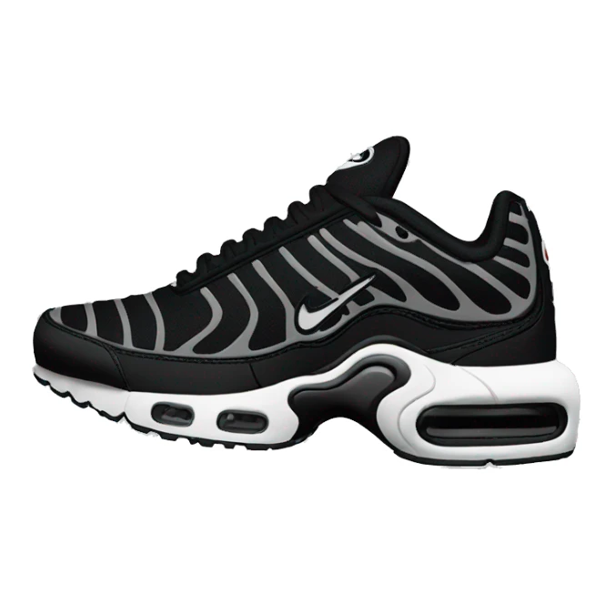Nike airmax tn black sticker