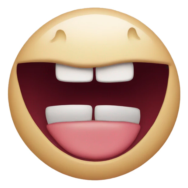 emoji face drooling sticker