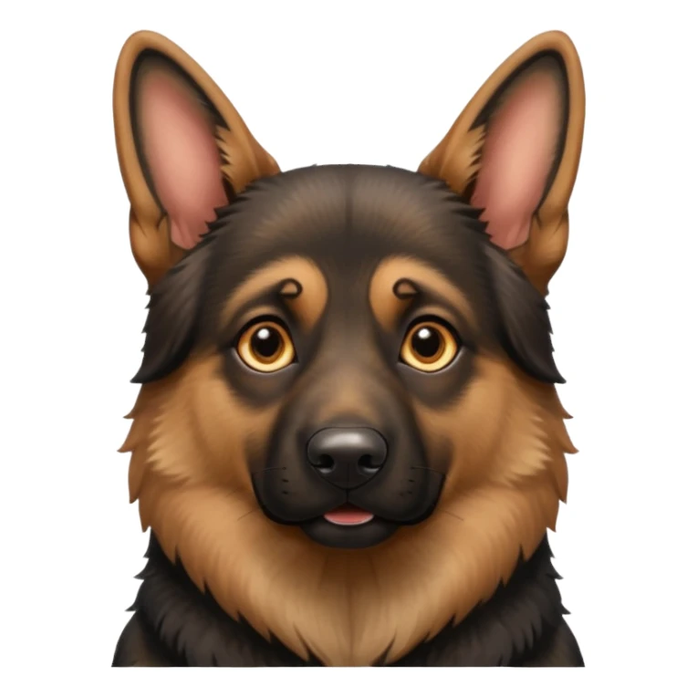 Create a German shepherd emoji sticker