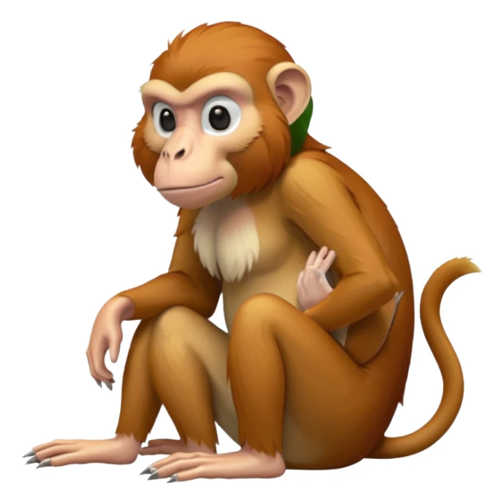 proboscis monkey sticker