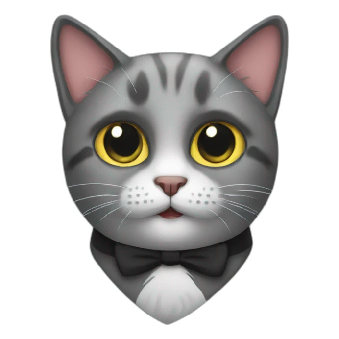 Corporate cat sticker