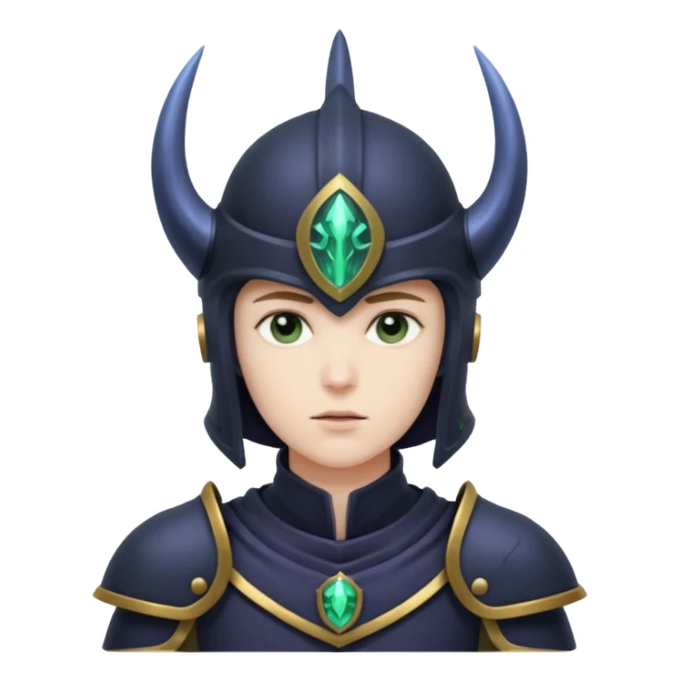 mystic knight with helmet eldricth powers sticker