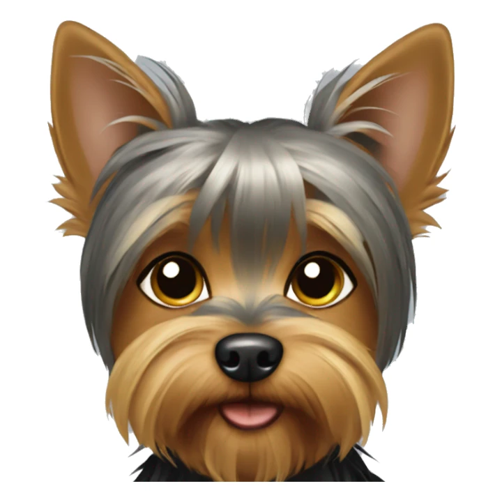 yorkshire terrier girl sticker