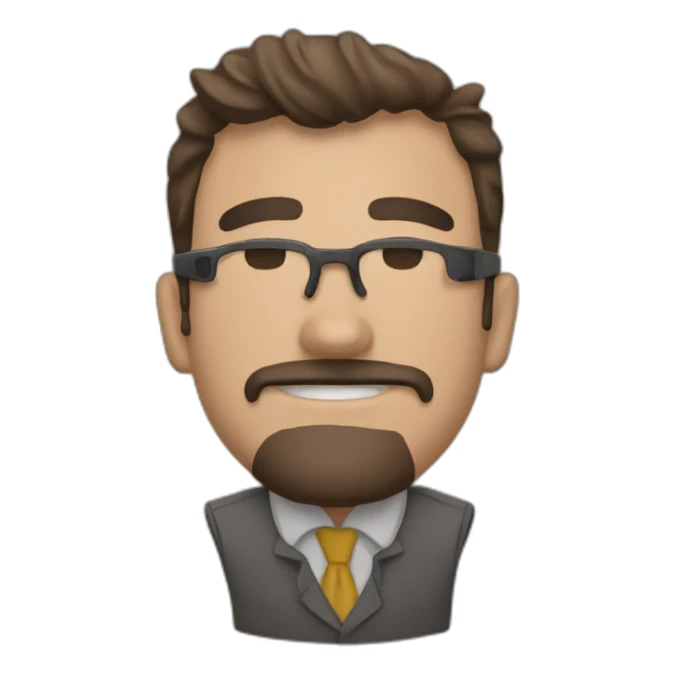 hombre con herramientas sticker