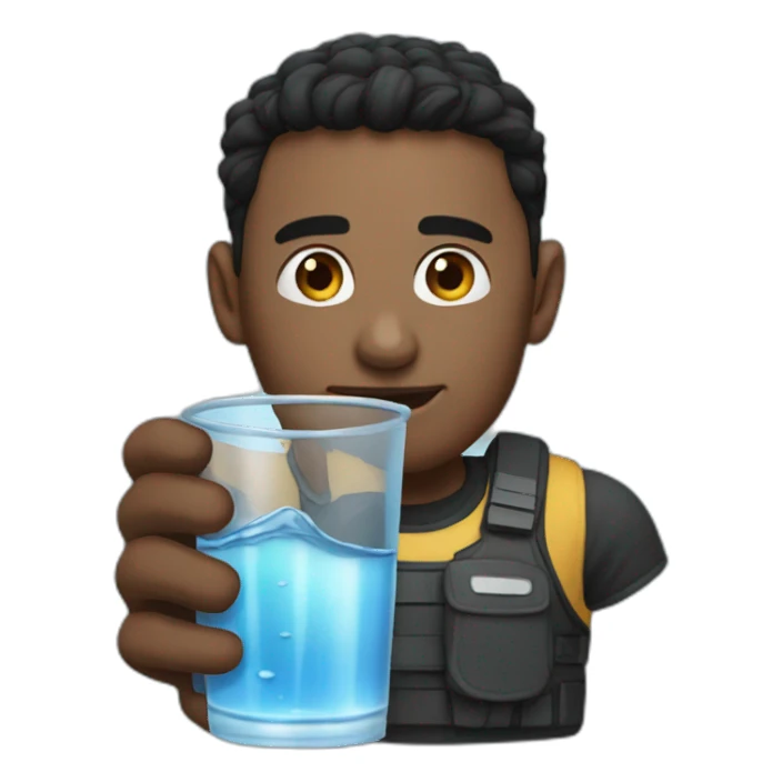 alon musk drink water sticker