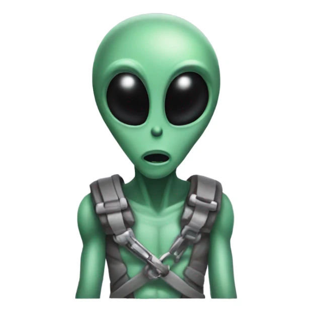 locked in alien sticker