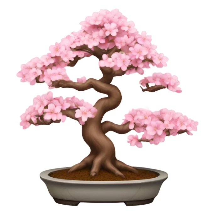 sakura bonsai tree sticker