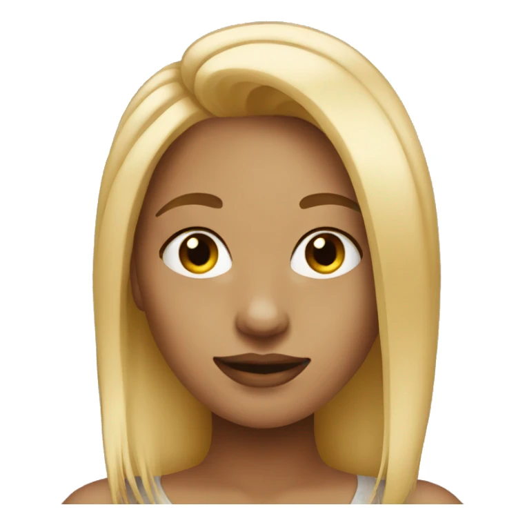 Blonde female with piercings sticker