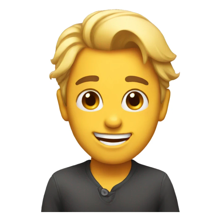 Flirty emoji sticker