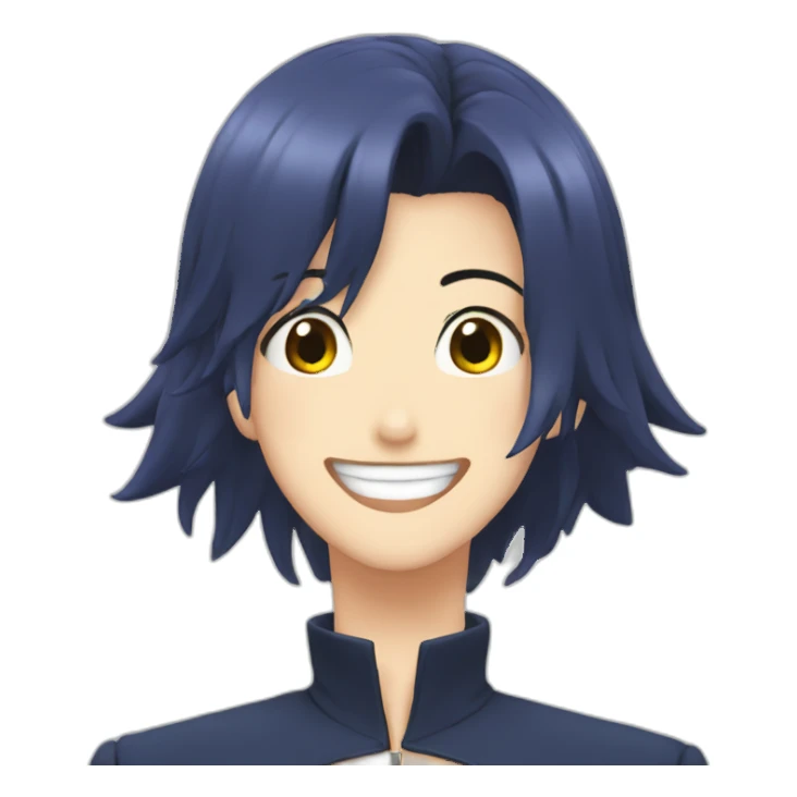 misato laughing sticker