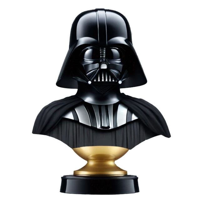 star wars time show trophy vader sticker