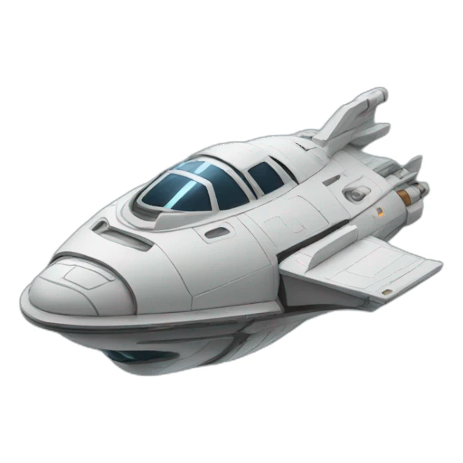 space ship sticker