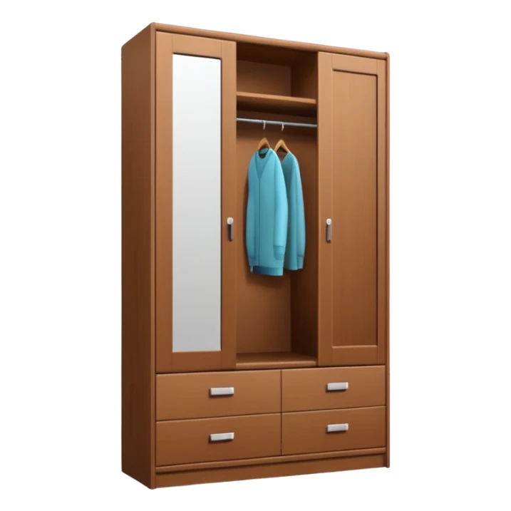 wardrobe modern closed mirror door sticker