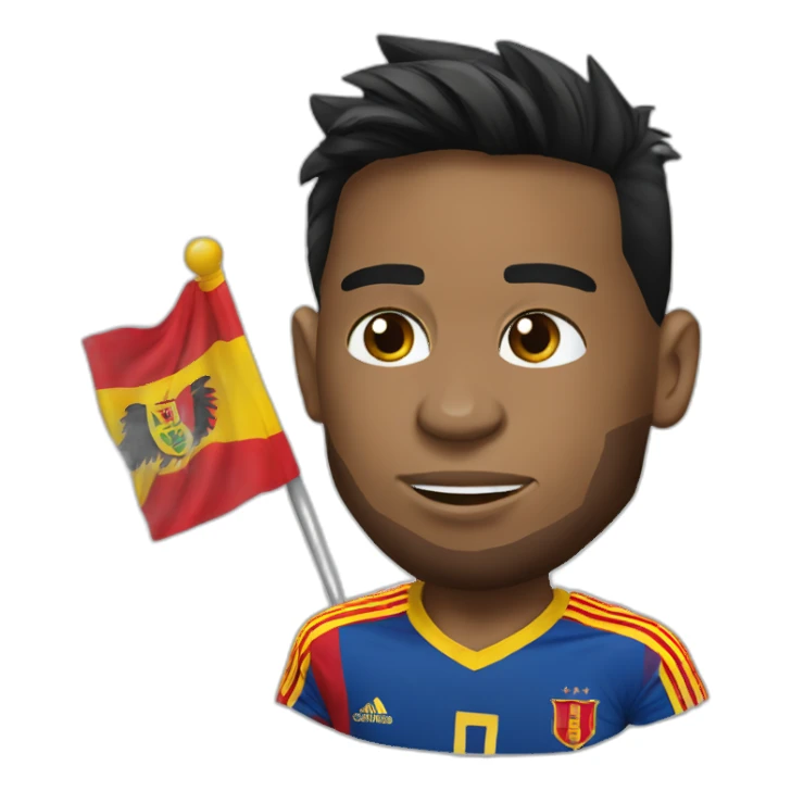 Messi avec le drapeau d’Angola  sticker