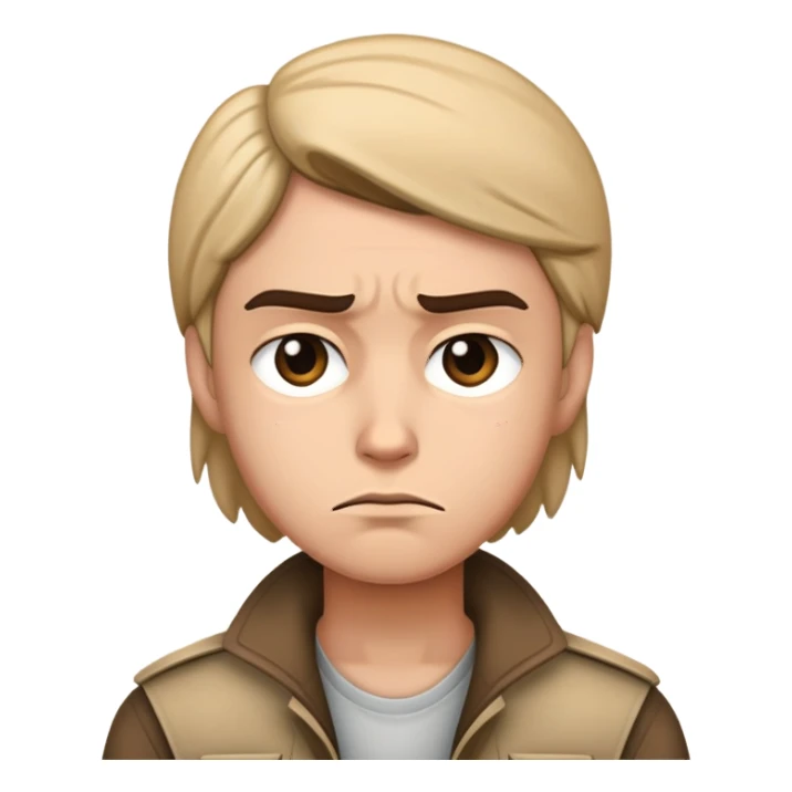 The sad rebel sticker