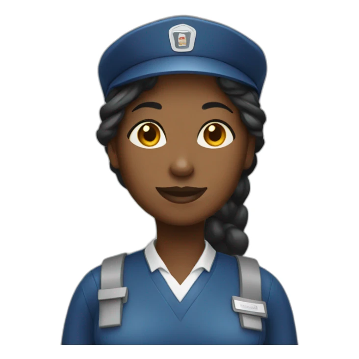 BLACK FEMALE MAILLADY sticker