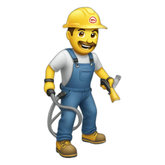 Pressure washing sticker