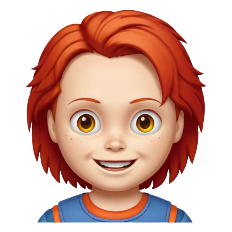 Un emojin de chuky sticker