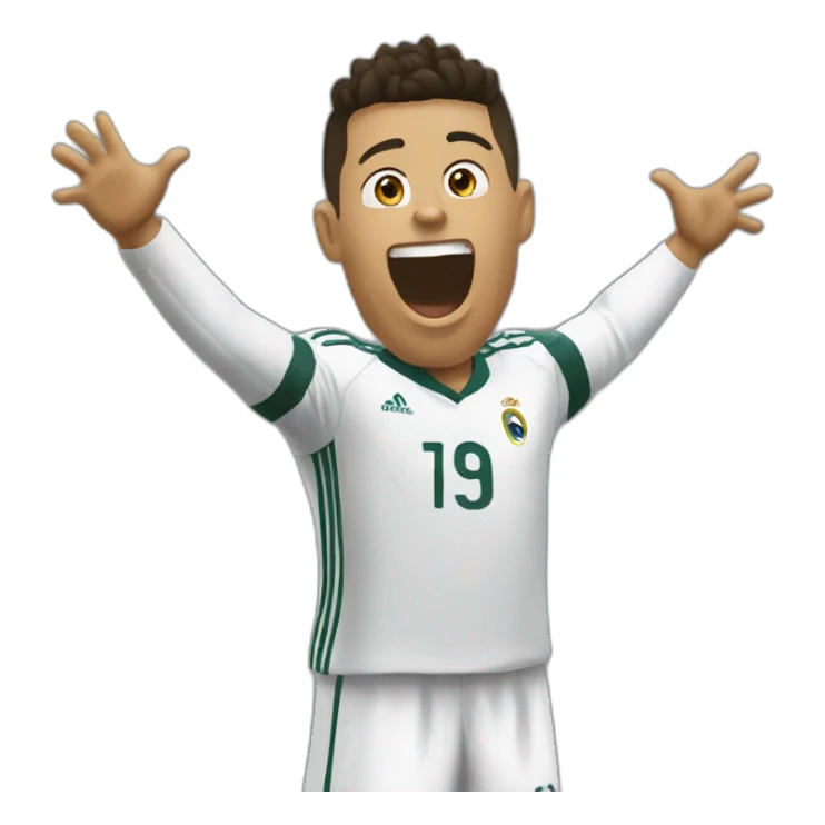 ronaldo celebration suuuuu sticker