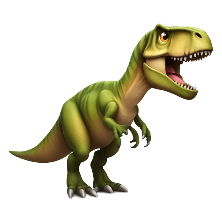 T-Rex that has huge arms sticker