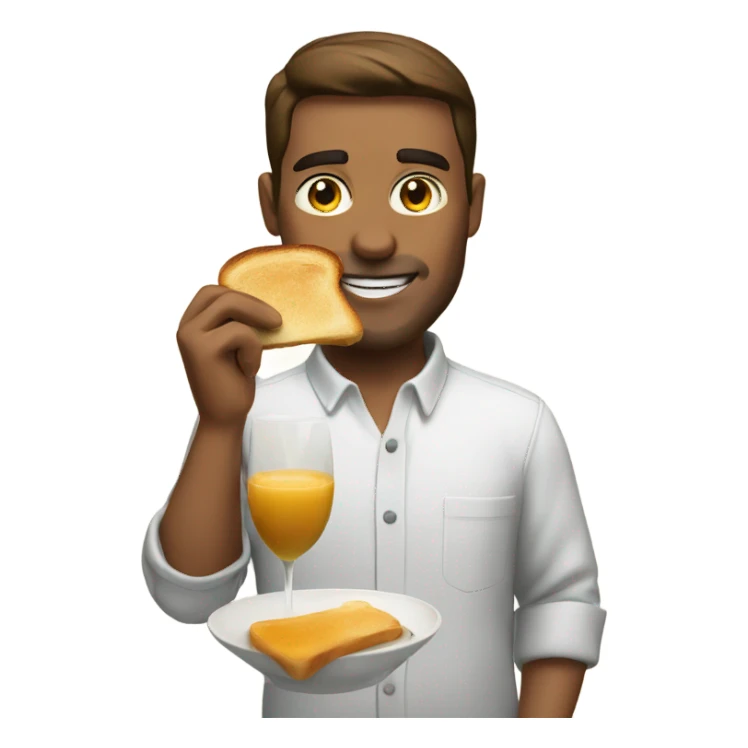 Toasts breakfast sticker