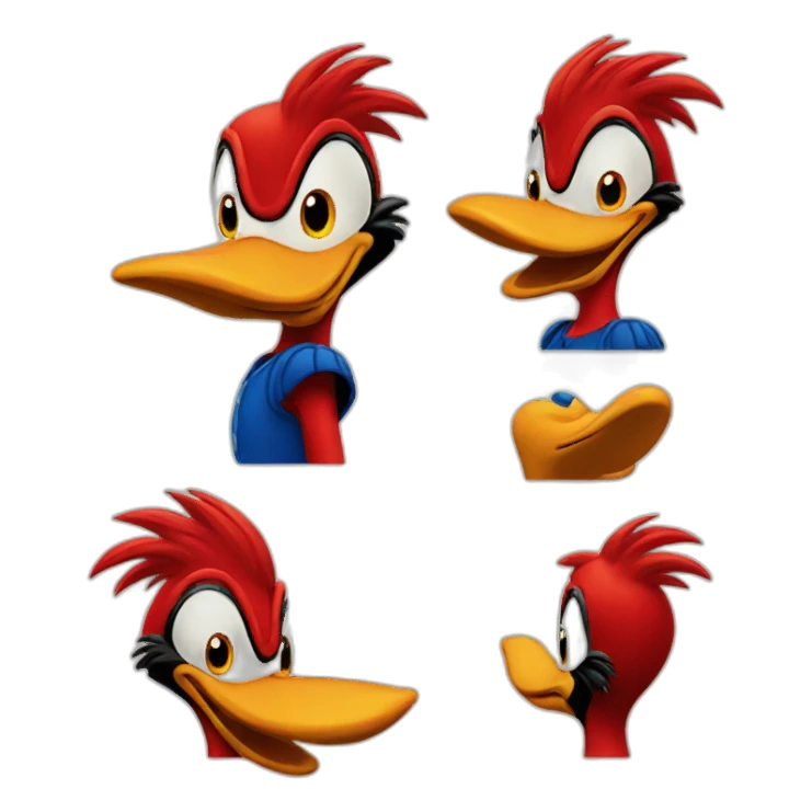 Woody woodpecker sticker
